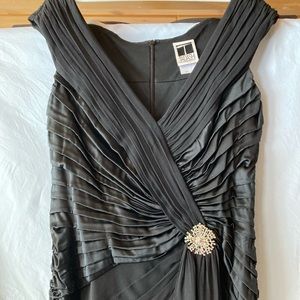 Tadashi Black Evening Gown Size 14